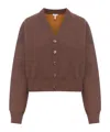 Loewe Knitted Cardigan In Red