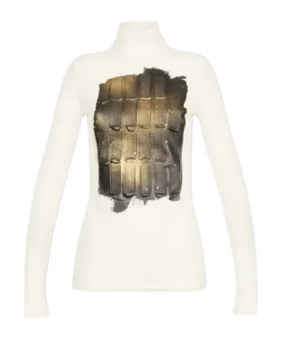 Loewe Long-sleeved Knitwear In White