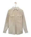 Loewe Long-sleeved Shirt Coat In White