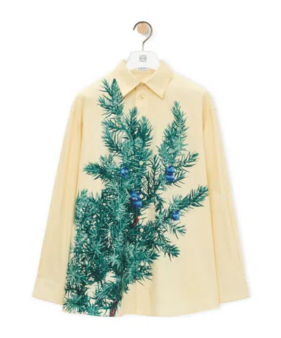 Loewe Long-sleeved Shirt In Nude