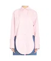 Loewe Cotton Shirt In Pink