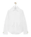 Loewe Puzzle Fold Cotton Shirt In White