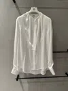 Loewe Long-sleeved Shirt In White