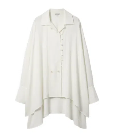 Loewe Long-sleeved Shirt In White