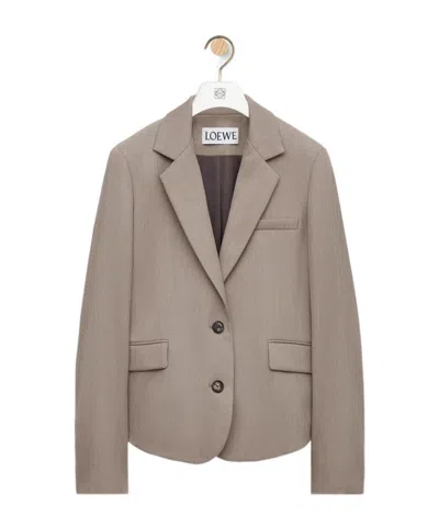 LOEWE BELTED CINCHED-BACK JACKET