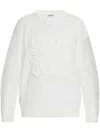 Loewe Anagram Wool Sweater In White