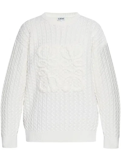 LOEWE ANAGRAM SWEATER IN WOOL