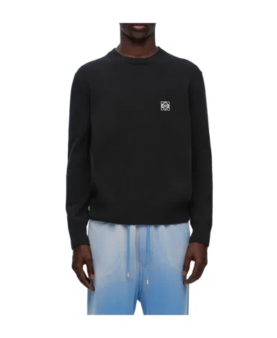 LOEWE LOEWE LOGO EMBROIDERED CREWNECK JUMPER