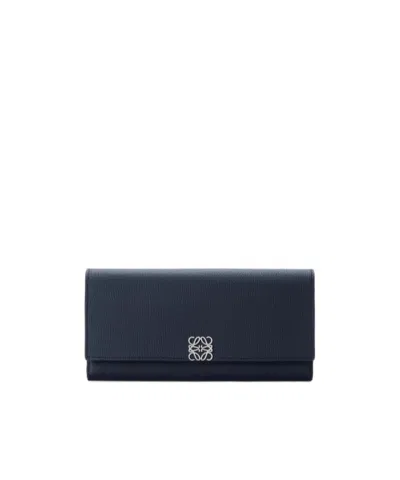 Loewe Long Wallet In Blue