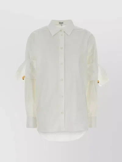 LOEWE LONGLINE SHIRT FEATURING GOLD-TONE BUTTONS