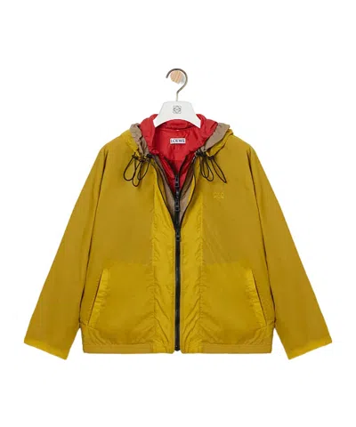 Loewe Long-sleeve Casual Jacket In Yellow