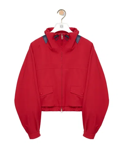 Loewe Long-sleeved Casual Jacket In Red