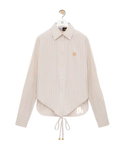 Loewe Long-sleeved Shirt In Neutral