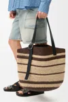 Loewe Loop Basket Striped Shoulder Bag