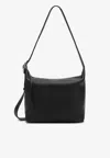 Loewe Loop Grained Leather Hobo Bag In Black
