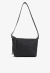 Loewe Loop Grained Leather Hobo Bag In Black
