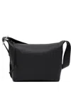 Loewe Loop Full-grain Leather Messenger Bag In Black