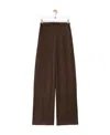 Loewe Loose And Tight Casual Pants In Green