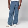 Loewe Loose-fit Anagram Jeans In Medium In Blue
