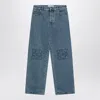 Loewe Loose-fit Anagram Jeans In Medium