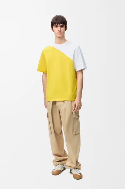 Loewe Loose Fit T-shirt In Cotton In Brown