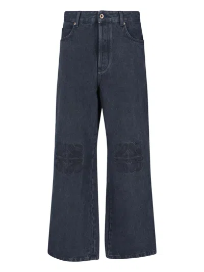 Loewe Loose Jeans "anagram" In Black