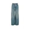 Loewe Loose Leg High-waisted Jeans In Blue