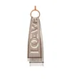 Loewe Love Wool-blend Scarf In Nude