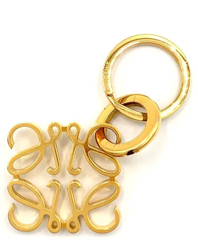 Loewe Lowe Anagram Key Ring (authentic Pre-loved) In Gold