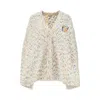 Loewe Anagram V-neck Trapeze Cardigan In Multi
