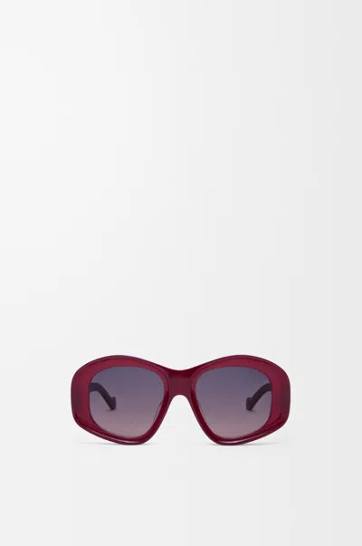 Loewe Full-frame Sunglasses In Burgundy