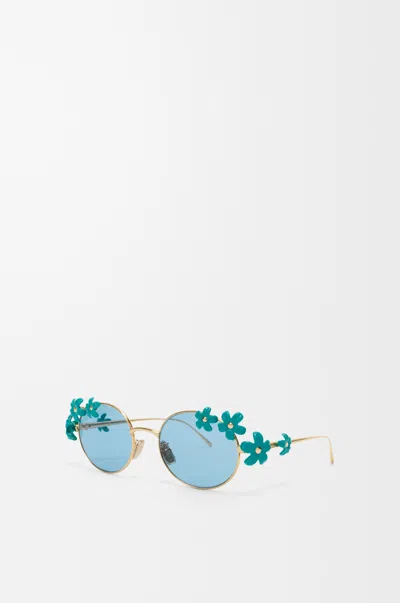 Loewe Daisy Field Sunglasses For Woman In Blue