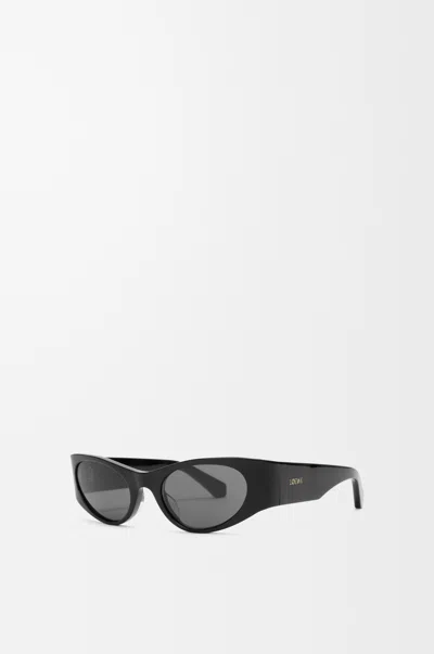 Loewe Flash Small Cateye Sunglasses For Woman In Black