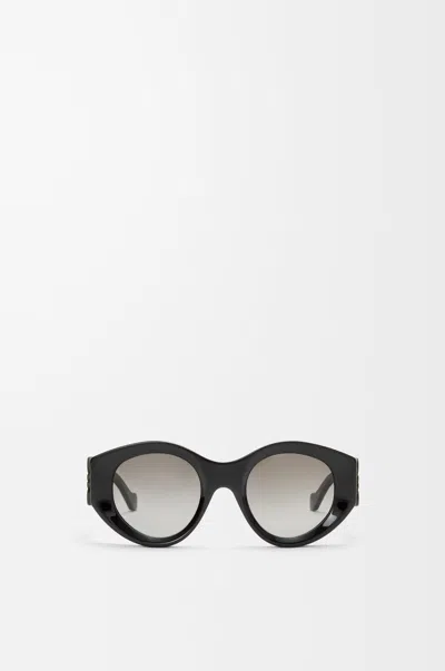 Loewe Maxi Anagram Butterfly Sunglasses For Woman In Black