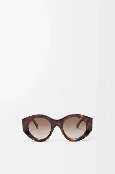Loewe Maxi Anagram Butterfly Sunglasses For Woman In Brown
