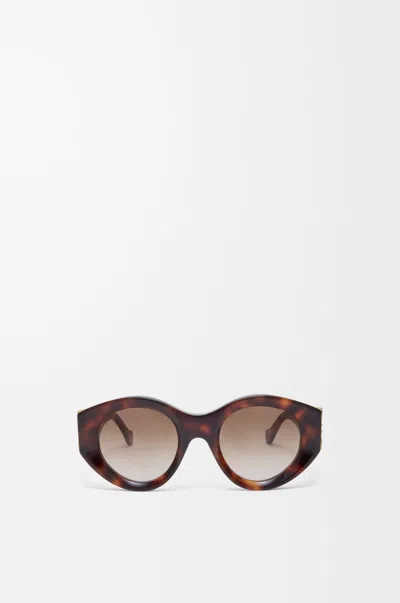 Loewe Lunettes De Soleil Maxi Anagram Butterfly Pour Femme In Pink