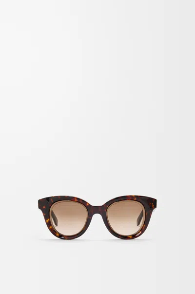 Loewe Mini Anagram Butterfly Sunglasses For Woman In Brown