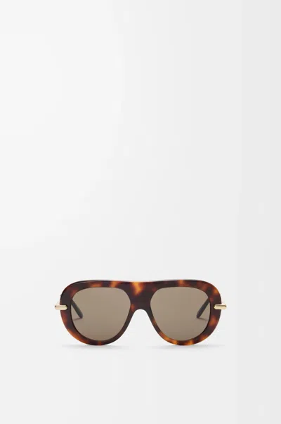 Loewe Pilot Slim Sunglasses For Woman In Brown