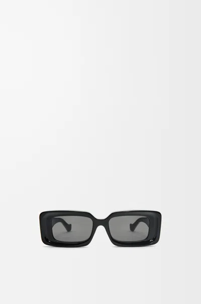 Loewe Rechteckige Sonnenbrille Für Frau In Black