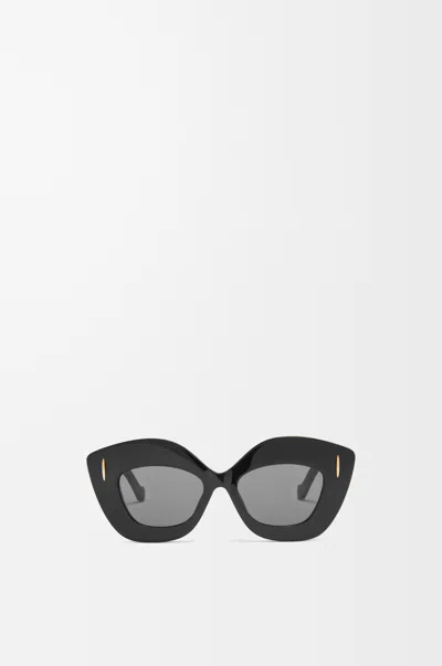 Loewe Lunettes De Soleil Retro Screen Pour Femme In Black