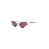 Loewe Lunettes De Soleil Shooting Star En Acier Inoxydable In Gold