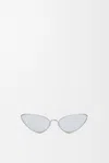 Loewe Lunettes De Soleil Shooting Star En Acier Inoxydable In Blue