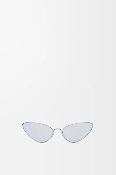 Loewe Lunettes De Soleil Shooting Star En Acier Inoxydable In Blue