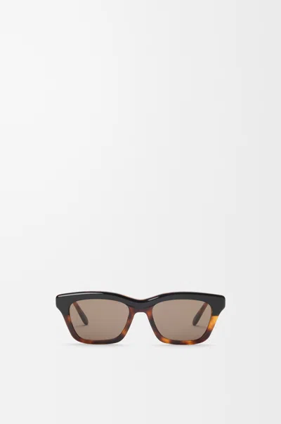 Loewe D-frame Tortoiseshell Acetate Sunglasses In Brown