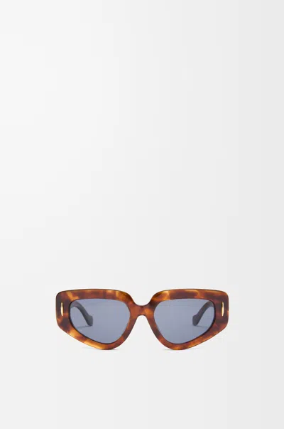 Loewe Anagram Cat-eye Tortoiseshell Acetate Sunglasses In Brown