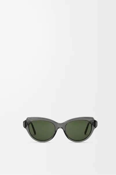 Loewe Womens Grey Swan Cat-eye Acetate Sunglasses In Gray