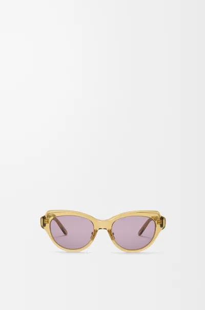 Loewe Swan Slim Sunglasses For Woman In Yellow