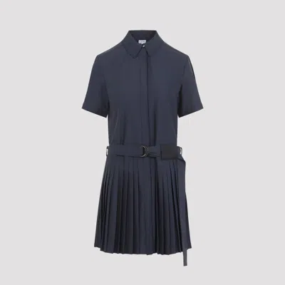 Loewe Luxe Long Dress With Elegant Detailing In Black