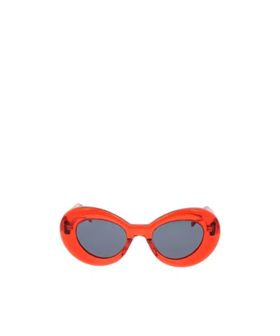 Loewe Lw Logo Sunglasses In Gray
