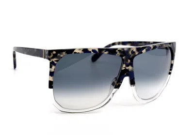 Pre-owned Loewe Lw40001f 56b Filipa Transparent Grey Smoke Gradient Authentic Sunglasses In Gray